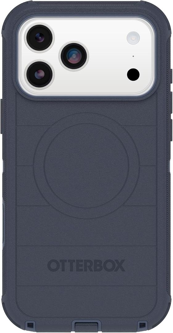 OtterBox iPhone 17 Pro Max Defender Pro Series Case - Blue Sentiment - Tough, Rugged & Durable iPhone Case, Snaps on MagSafe