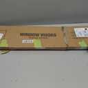 Window Visors Rain Guards for 2009-2018 Ram 1500 Crew/Mega Cab, 2010-2025 Ram 2500 & 3500 CrewCab Window Vent Wind Deflectors Visors Shades