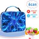 Boys Lunch Bag for Kids Insulated Lunch Box for 3 4 5 6 7 8 9 10 11 12 Kids Toddler Back to School Reusable for Elementary Kindergarten Primary School