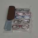 Reading Glasses for Women Men- Blue Light Blocking Spring Hinge Computer Readers Anti Glare UV Eyeglasses 0.75