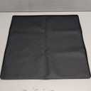 Mini Fridge Silicone Mat 19.7"x19.7"x0.4" - Non-Slip, Spill-Proof, Drip Prevention | Ideal for Refrigerators, Washing Machines, Dryers, Wine Coolers, and Dishwashers (Black)