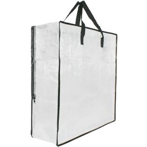 GONGKANGYUAN 25 Gallon Large Clear Storage Bags with Zipper and Handles, Blanket Bags for Closet Storage, Underbed Storage Organizer for Clothes Pillow Bedding Christmas Wreath