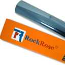 RockRose 75% Nano Ceramic Car Window Tint 40 in x 6FT 2PLY Privacy Film Heat Block, 99% UVR, and 85% IRR Block for Auto or Home Strong Adhesive, Easy Shrink, Plotter Friendly - Charcoal, 40 IN x 6.5 FT