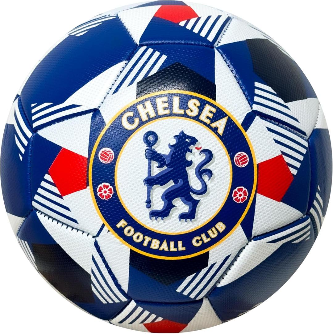 Icon Sports Chelsea FC Soccer Ball, for All Ages - Size 2,4 and 5, Licensed Chelsea Blue Ball 4