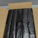 TYPLASTICS Trash Can Liner  Wholesale 1000 Count Black Garbage bags on Perforated Roll 710 Gallon Multipurpose for Office Bathrooms Business Home Commercial and Industrial Needs 24" x 24"