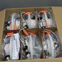 POWERASIA 12 Pack 6 Inch 5CCT Dimmable LED Recessed Lights, Metal LED Retrofit Can Lights 12W=75W, 1200LM, Selectable 2700K-6000K, ETL and Energy Star Certified