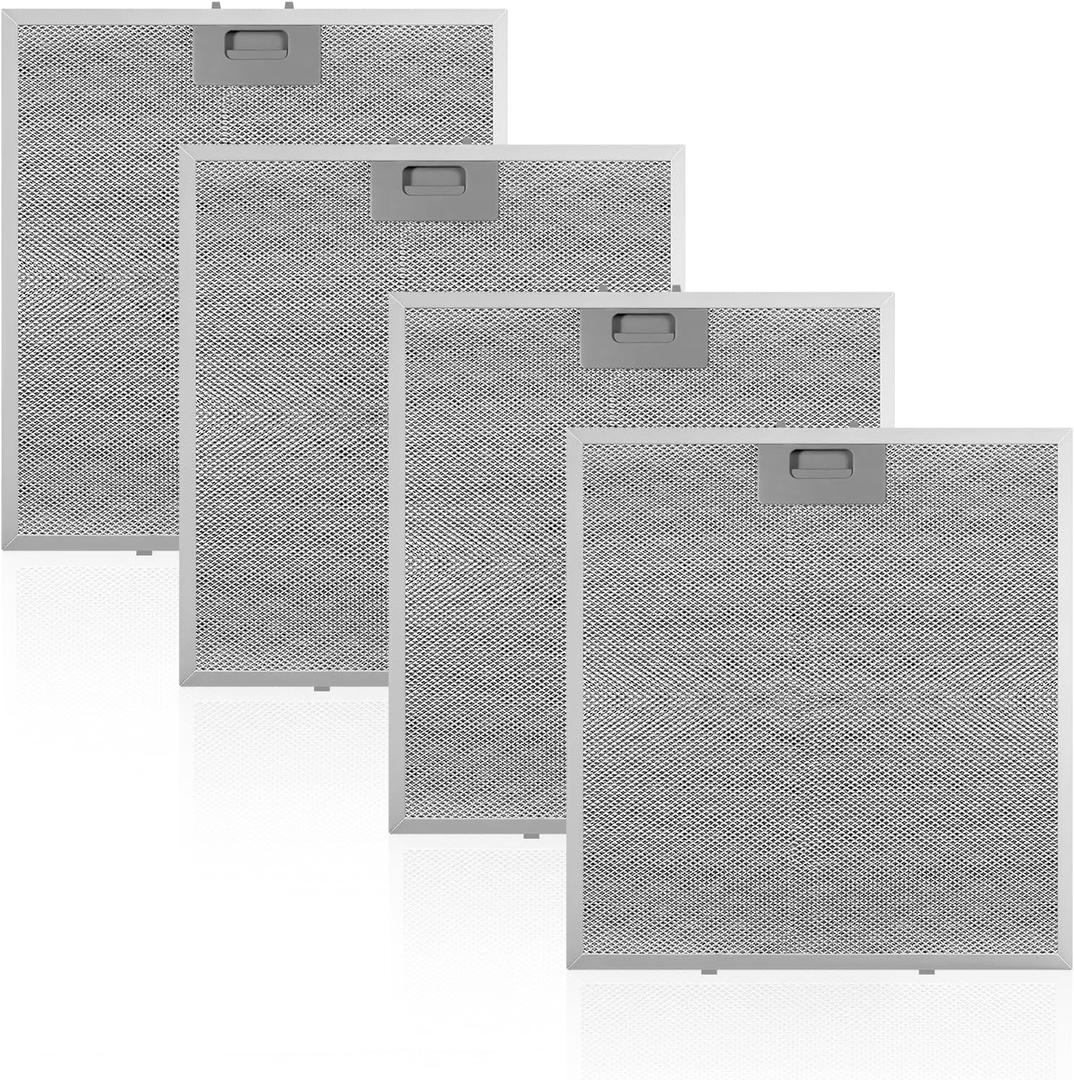 4Pcs WA0575 Range Hood Filter Compatible with Vissani 30-inch Pyramid and Wall Mount Range Hood, 14.37"13.46"0.35" Filter Replacement, WA0575 Five-layer Aluminum Grease Filter