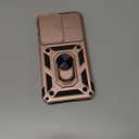 SunStory Phone Case for Samsung Galaxy S23 Case with HD Screen Protector & Slide Camera Cover & Rotated Ring Kickstand, [Military-Grade] [2 In 1] Phone Case for Galaxy S23 6.1'', Rosegold