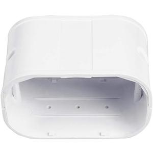 LyPrem PVC Line Cover Kit Parts Accessories for Ductless Mini Split (4" Coupling,White)