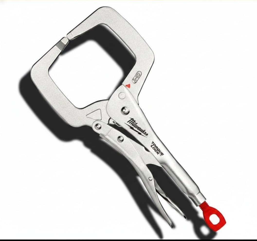MILWAUKEE ELECTRIC TOOL 48-22-3531 2490363 Torque Lock Locking C-Clamp, Regular Jaws, 11"