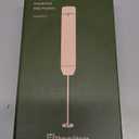 Maestri House Rechargeable Milk Frother with Stepless Speed Control, LunaFro 2.0 Handheld Electric Foam Maker Waterproof Drink Mixer Foamer for Lattes, Cappuccino (Gray)