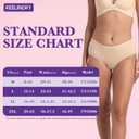 Incontinence Underwear for Women 3.5 oz Leakproof Protective Panties High Absorbency Bladder Control Postpartum Briefs Washable (X-Large, Beige)