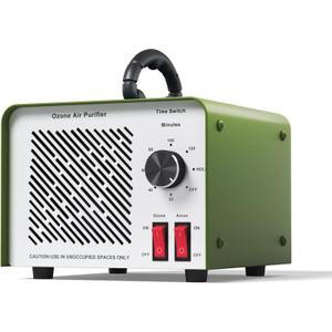 120,000mg/h 0zone Generator High Capacity Ozone Machine & 1 Billion Negative Ion Air Purifier for Home, Car, Pet Odor Removal, O3 Odor Eliminator up to 2,500 Sq. Ft.(Blue)