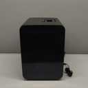 Frigidaire Mini Personal Fridge Cooler, Countertop, Holds Up to 10L/15 Cans, Brushed Black Stainless Rugged Design, Portable for Skincare, Makeup, Car, Office, Bedroom, Dorm Room, or Cabin