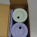 Elk and Friends 10oz Stainless Steel Kids + Toddler Drinking Cups | The Original Mason Jar with Sleeves + Lids | Silicone Straws | Smoothies | Storage Jar | Spill Resistant | Dishwasher Safe | 2 Pack (Sage/Misty Blue)