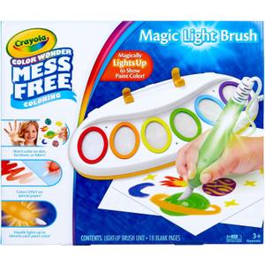 Crayola Color Wonder Magic Light Brush, Mess Free Painting Station for Kids, Toddler Toys & Activities, Holiday & Christmas Gifts for Kids, Ages 3+