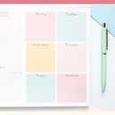 Weekly Planner Notepad Tear Off 52 Undated Weekly Sheets Daily To Do List Notepad, Habit Tracker, Academic Planner Notebook, Daily Work Planner- Full Year Productivity Planner Weekly To Do List Pad
