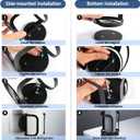 Magnetic Cup Holder, Heavy Duty Metal Drink Holder, Cup Caddy, Magnet Cup Holder for Refrigerator, Treadmill, Truck, Tractor, Forklift, Boat, Bus, Car, Vertical or Horizontal Mount