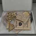 Rustic Wedding Guest Book, Heart Guest Book Alternative with Wooden Drop Box, Heart Wedding Decor for Party, Personalized Engagement Guestbook Reception