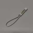 Rolling Square inCharge XL 30cm - USB C Charger Cable, Lightning for Smartphone, Universal 6 in 1, USB Plug, Glacier White, 100W