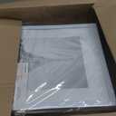 upsimples 11x14 Picture Frame Set of 5, Display Pictures 8x10 with Mat or 11x14 Without Mat, Wall Gallery Photo Frames, White