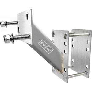 Spare Tire Mount Bracket for Trailer, Stainless Steel Material Boat Trailer Carrier Bracket, Fits Most 4 & 5 & 6 Lugs Trailer Wheels on 4", 4.25''4.5'',4.75'', 5" or 5.5" Bolt Patterns