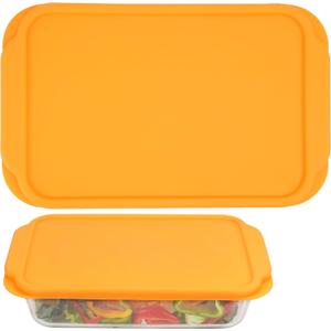 Silicone Lids for Pyrex 233丨233-D Glass Baking Dish, 1 Pack Silicone Lid for Pyrex Glass Baking Dish, Dishwasher & Freezer & Microwave Safe (Baking Dish Not included)