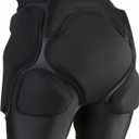 3D Protection Padded Shorts, Hip Butt Tailbone Crash Pad Pants, Impact Protective Gear for Figure Skating Snowboarding Ski Roller Skateboard Small