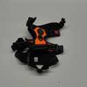 PHOEPET No Pull Dog Harness Medium Reflective Front Clip Vest with Handle,Adjustable 2 Metal Rings 3 Buckles,[Easy to Put on & Take Off](M, Orange)