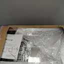 Acrylic Dog Playpen with Door, 27.5 Height, Heavy Duty Clear Pet Pen, Dog Fence Crate Kennel Whelping Cage, Ideal for Small to Medium Dogs, Cats, and Other Small Pets (Black)