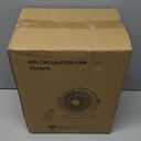 PNTCK Air Circulator Fan for Bedroom, 13" Table Fan with Remote, 90 Oscillating & 120 Tilt, 60ft Strong Airflow, Quiet 25dB Electric Fan with 4 Speeds, 4 Modes & 12H Timer (Black)