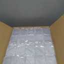 100 Pack Rectangular Clear Plastic Storage Containers Box with Hinged Lid for Beads and Other Small Craft Items (3.35 x 2.17 x 0.98 inch)