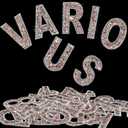 WILLBOND 37 Pieces Rhinestone Letter Stickers Large Glitter Alphabet Crystal Number Self Adhesive Bling Stickers Iron on Letters for Art Crafts Clothing DIY Decors(Rose Gold, White,2.56 Inch)
