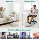 Nekteck Shiatsu Foot Massager Machine with Soothing Heat, FSA Eligible Air Compression Deep Kneading Therapy, HSA Massage Tools Improve Blood Circulation Foot Wellness, Fits Size Up to US 13