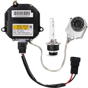 Xenon HID Headlight Ballast Control Unit with Igniter & D2S Bulb - Compatible with Nissan Altima, 350Z, Maxima, Murano, Rogue, Infiniti G35, G37, FX35- Replaces 28474-8991A 28474-89904 NZMNS111LAN