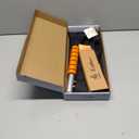 EcoNour 27" Aluminum Ice Scrapers for Car Windshield | Car Window Scraper and Snow Brush with Ergonomic Foam Grip Winter Accessories (Orange)