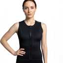 Wet Suits for Men Women, 3mm Neoprene Vest Top Sleeveless Wetsuits Jacket, Front Zip Wetsuit Top for Scuba Diving Kayaking Surfing Swimming (X-Large)