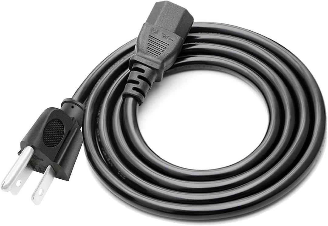 3 Prong Power Cable Replacement for Zojirushi NS-WRC10 NS-WAC10 NS-WPC10 Rice Cooker AC 8.2ft Power Cord Cable