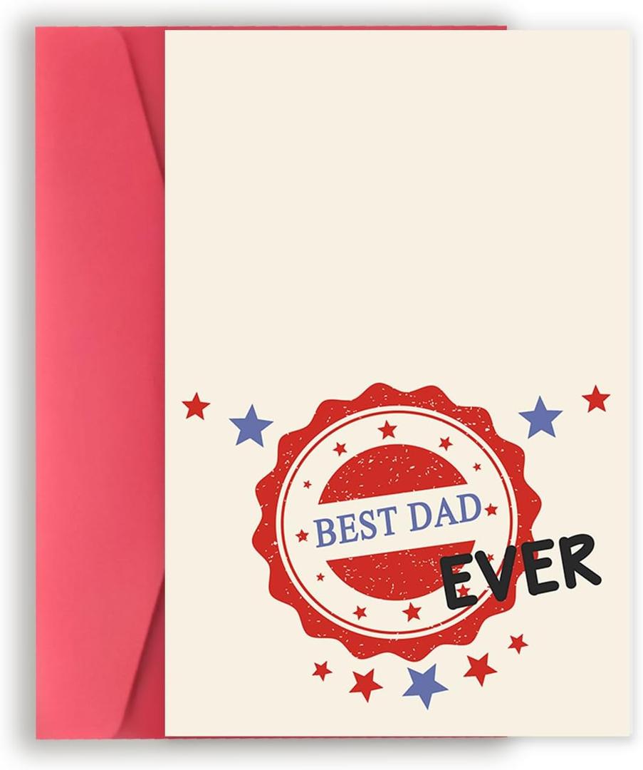 10 x Funny Birthday Card Gifts & Decorations for Dad Men (FY247)