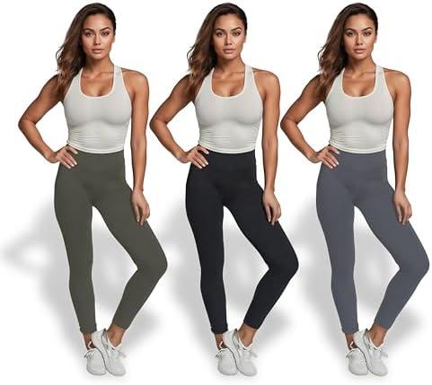 Leggings Black/Olive/Gray L-Xl