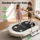 BCAN BT6 56" Double Mini Trampoline for Kids, Foldable Indoor, Handlebar
ASTM Certified 56" Foldable 2 Kids Trampoline, Toddler Indoor, Safety Elastic Band, 5-Level Adjustable Handlebar, Load 220lbs