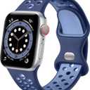 Lerobo Band Compatible with Apple Watch Band 38mm SE 3 40mm Series 11 42mm 9 41mm for Women Men 45mm 44mm 42mm, Soft Silicone Breathable Sport Strap for iWatch Bands Series 10 9 8 7 6 5 4 3 2 1 SE 2
