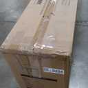 COLAMY 2 Nailhead Dining Room Chairs, White/Beige. Set of 2 Chairs