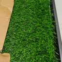 LOOBANI Large Dog Grass Pad with Tray - 35x23in Dog Litter Box with 2 Artificial Grass Patch + 2 Washable Pee Pads - Quickly Absorbency Indoor Outdoor Potty for Patio Balcony Apartment Use