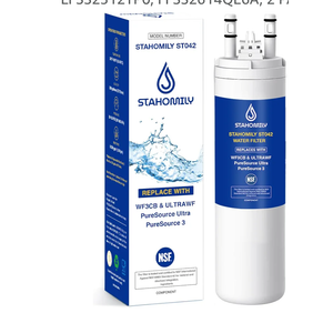 WF3CB Water Filter Replacement, Compatible with Frigidaire PureSource 3, FFSC2323LS, FFHS2622MS, FFSS2615TS, LFSS2612TF, LFSS2612TP, LFSS2312TP0, FFSS2614QE6A, 1PACK