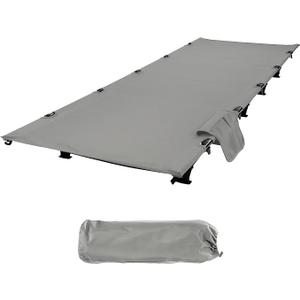 Elevon Camping Cot, 28" Extra Wide Sleeping Cot, Portable Folding Tent Camping Bed, Compact for Outdoor Travel, Base Camp, Hiking, Mountaineering, Lightweight Backpacking, 400lb Capacity