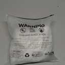 SOLY HUX Women's Hollow Out Sequin Sparkly Sweater Sheer Long Sleeve Shiny Pullover Coverup Tops Party Outfits (Medium, Plain White)