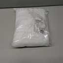 White Tulle Table Skirt for Rectangle Tables 6FT Table Skirting 2 Layer Birthday Party Tutu Table Cloth for Baby Shower Party Supplies (L6(ft)* H30in, White + Led Light)