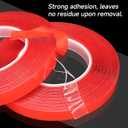 5mm/10mm x 20M Double Sided Phone Repair Adhesive Tape for Mobile Phone, Notebook Computer, Electronic LCD Touch Screen Repair (Pack of 4)