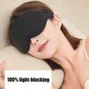 Sleep Eye Mask for Men Women Sleeping Masks, Light Blocking 3D Deep Contoured Eye Shade Cover for Travel Yoga Nap